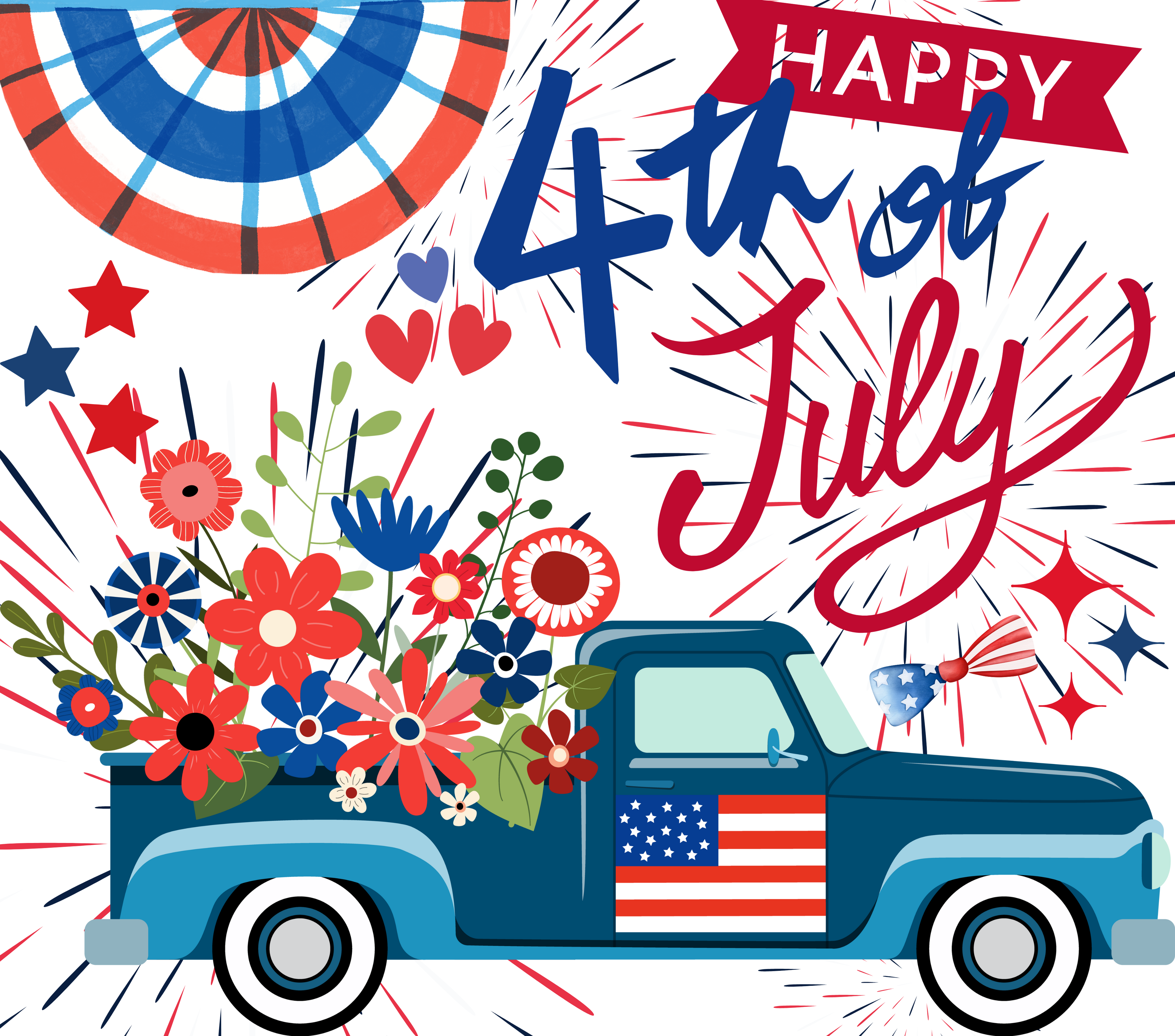 4th of July Tumbler