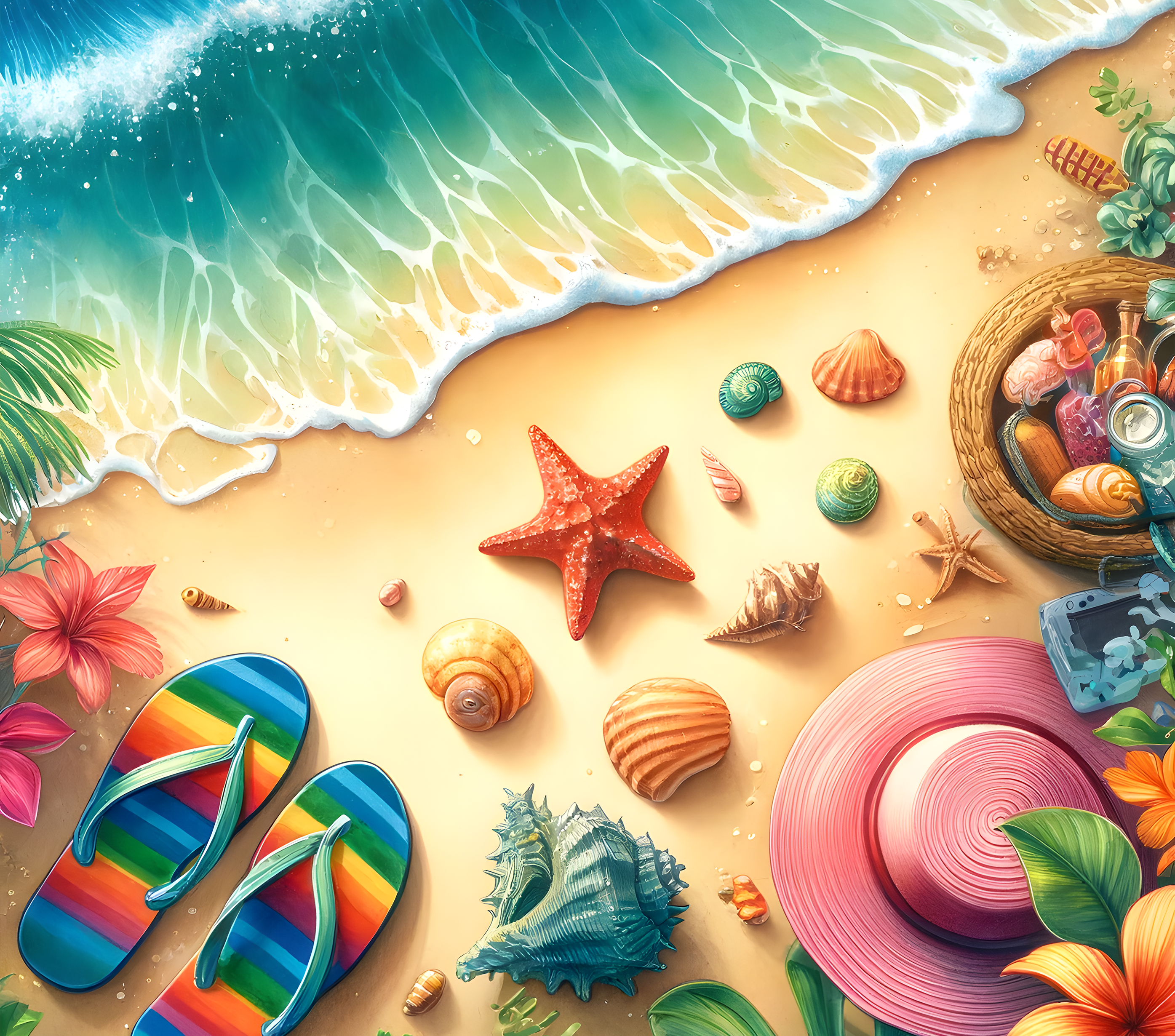 Summer Beach Tumbler