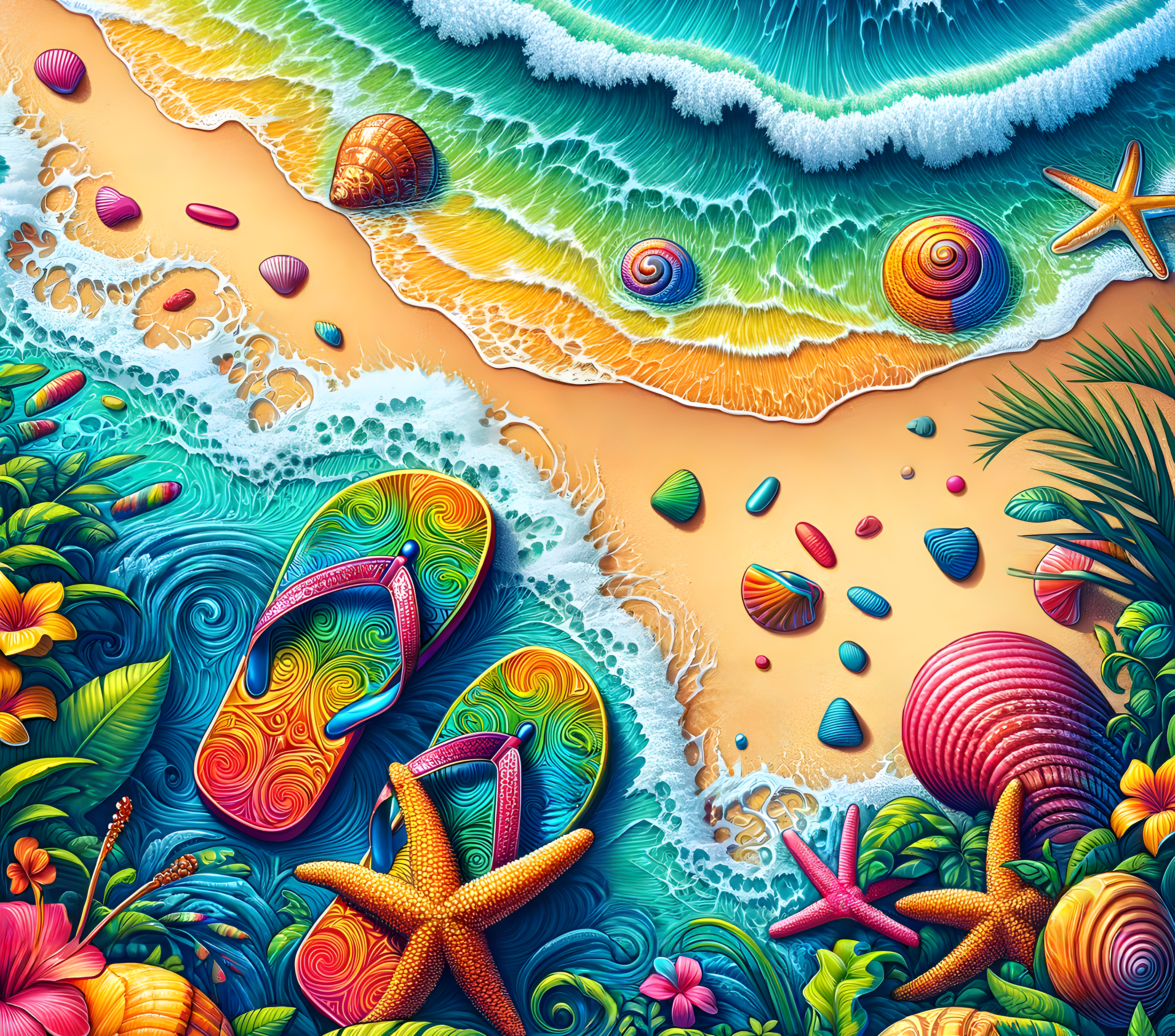 Summer Beach Tumbler