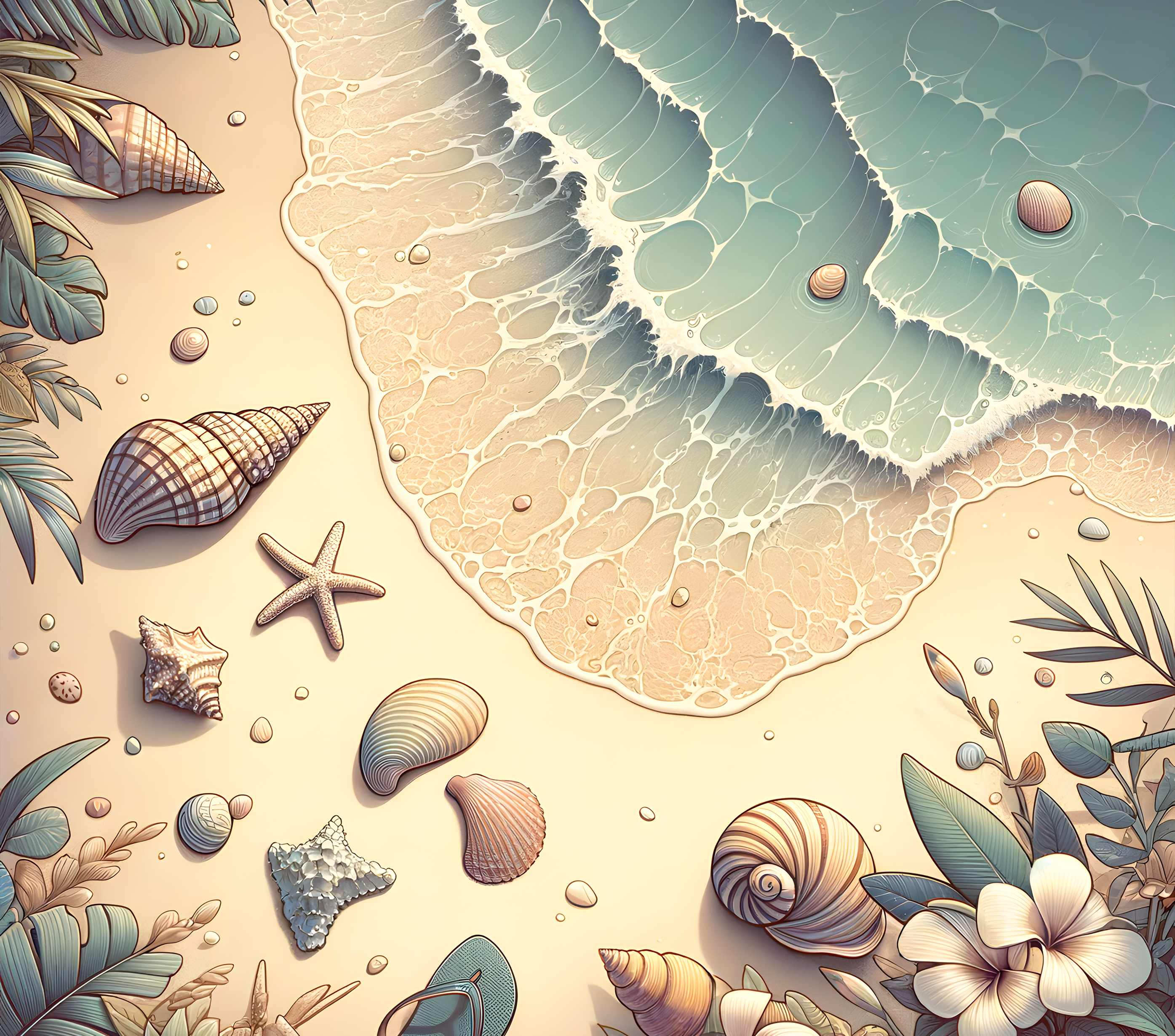 Summer Beach Tumbler